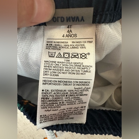Old Navy Kids' Dark Blue Swim Shorts 🌴☀️ - Picture 3 of 4